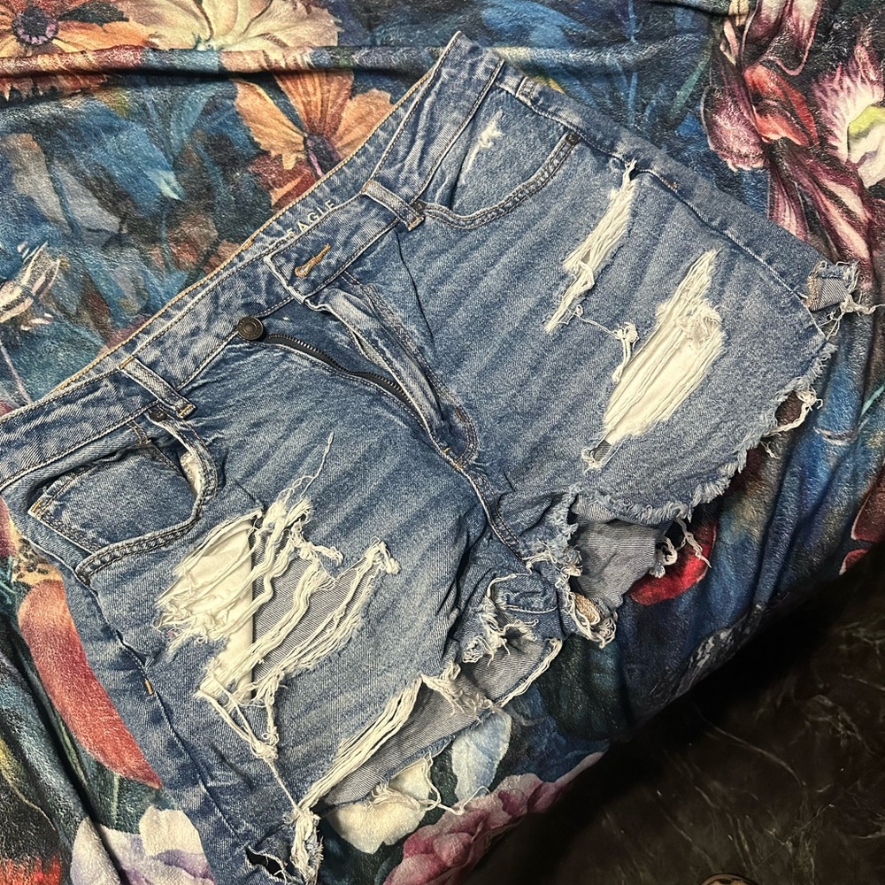 American Eagle Outfitters Blue Denim Shorts